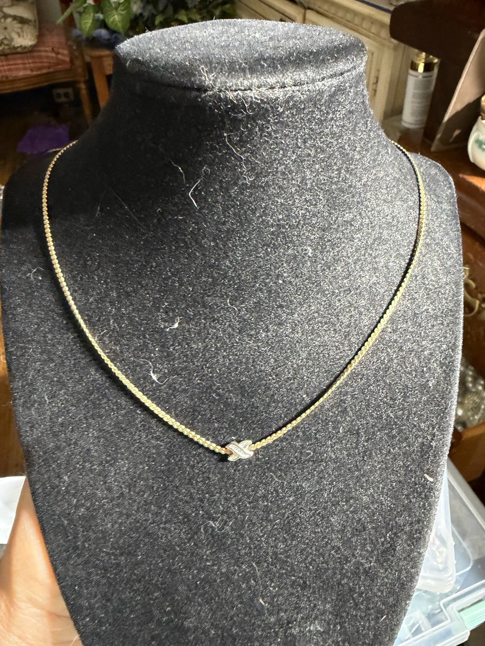 Vintage Serpentine 1/20 14KT GF Sterling Pendant Necklace